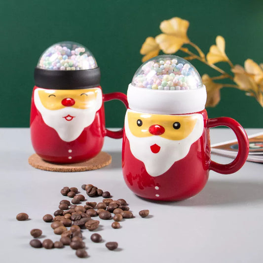 Santa confetti mug