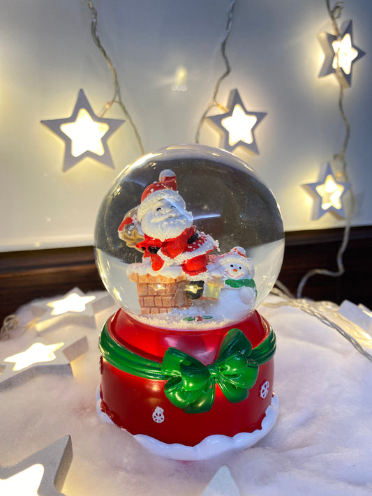Christmas snow globe design 2