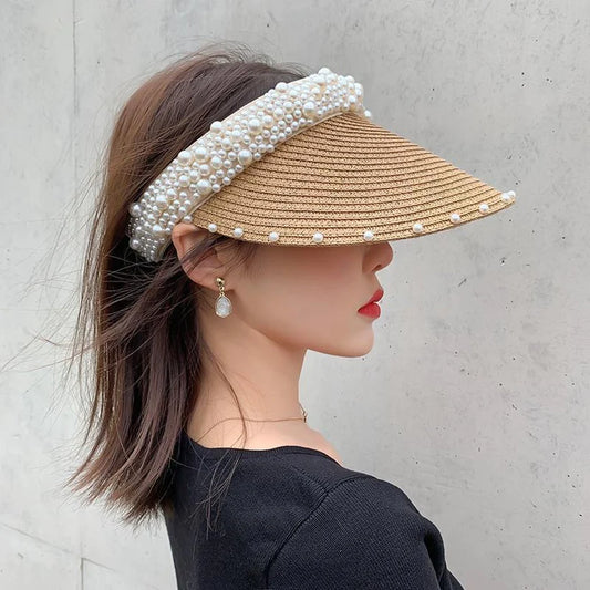 Pearl visor hat