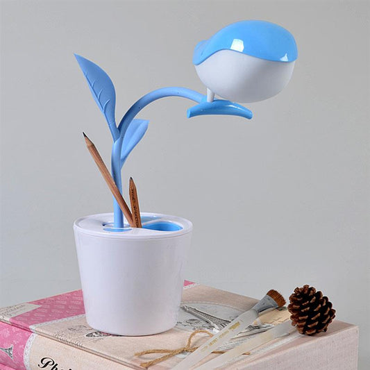 Potted bird led lamp