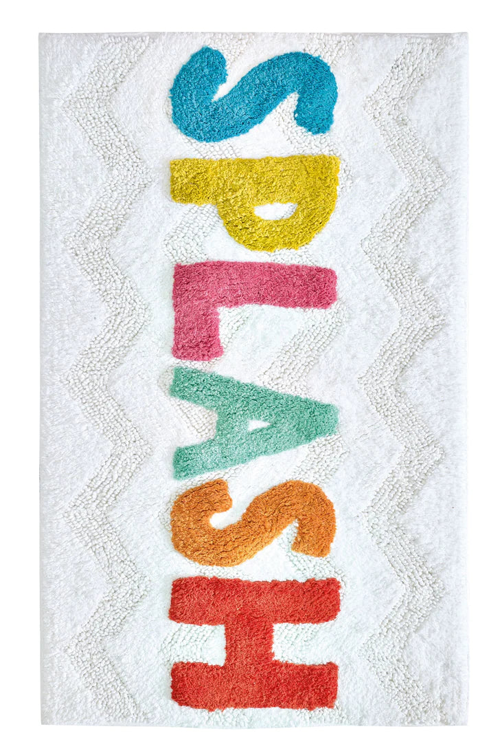 Quirky slogan bath/door mat : Splash