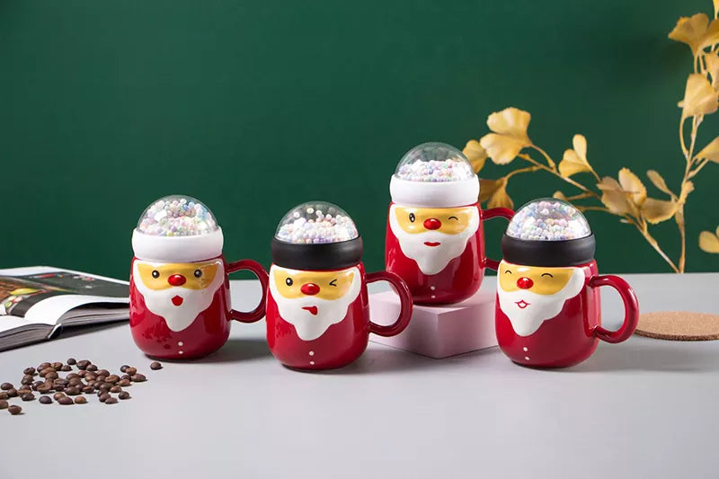 Santa confetti mug