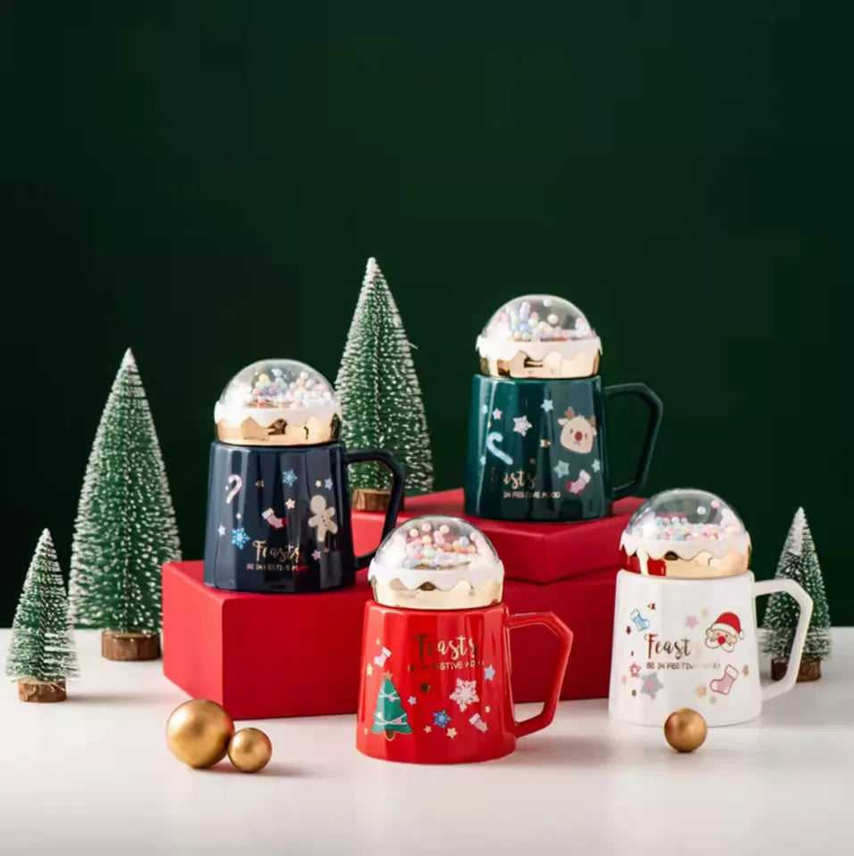 Confetti Christmas mug