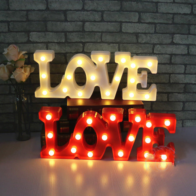 LOVE led light Marque
