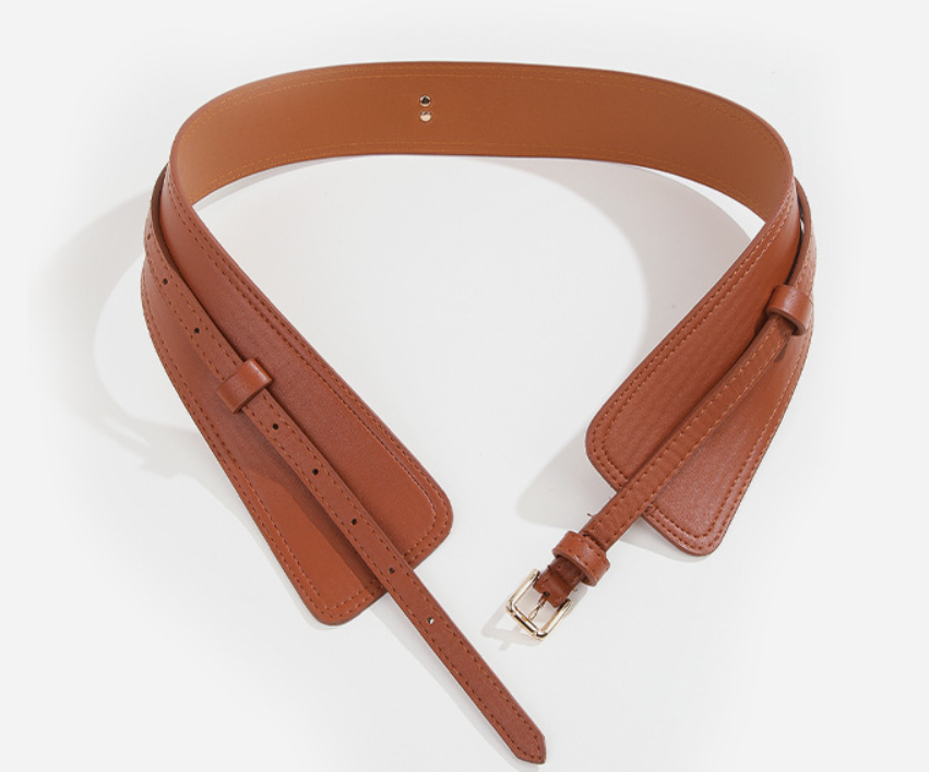 Zubeida vegan leather belt
