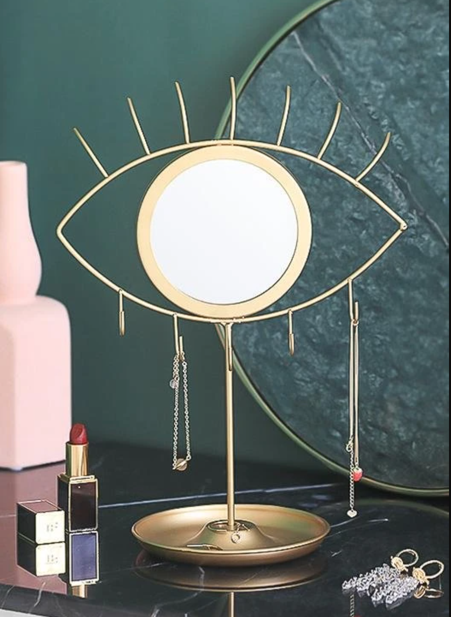 Eye Jewellery stand with mirror